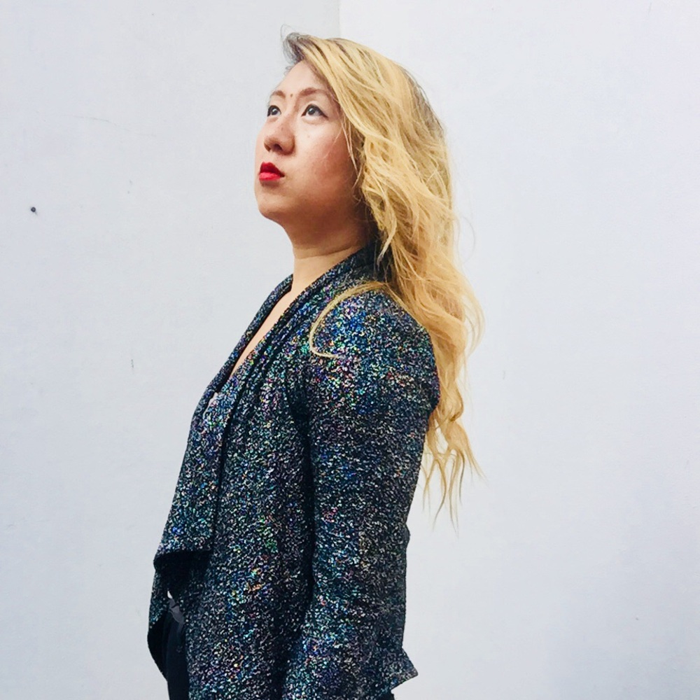 Joseph Ribkoff sparkle cascading cardigan